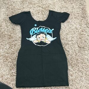 Black Betty Book Graphic T-Shirt Dress